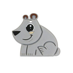 Bebé Teether BPA Eco libre del silicón de la categoría alimenticia del oso amistoso