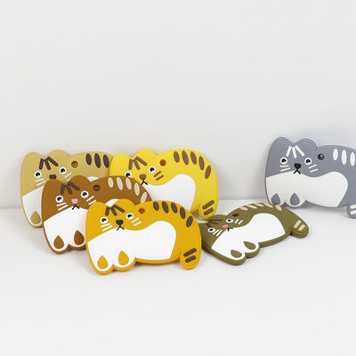 Cat Kitten Silicone Baby Teether animal BPA libre para la dentición del niño