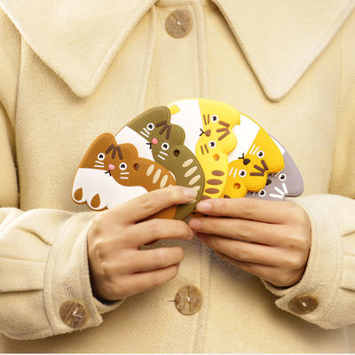 Cat Kitten Silicone Baby Teether animal BPA libre para la dentición del niño