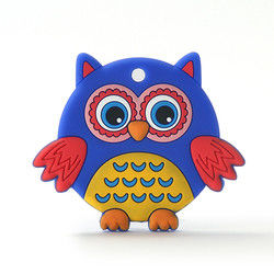 Cat Kitten Silicone Baby Teether animal BPA libre para la dentición del niño