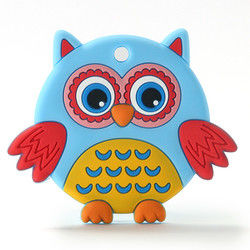 Cat Kitten Silicone Baby Teether animal BPA libre para la dentición del niño