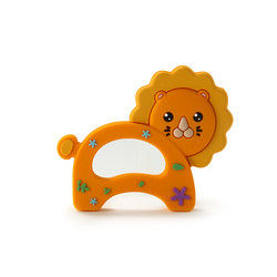 Cat Kitten Silicone Baby Teether animal BPA libre para la dentición del niño