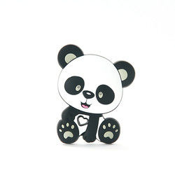 Cat Kitten Silicone Baby Teether animal BPA libre para la dentición del niño