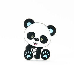 Cat Kitten Silicone Baby Teether animal BPA libre para la dentición del niño