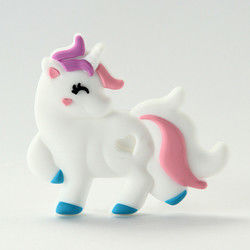 Cat Kitten Silicone Baby Teether animal BPA libre para la dentición del niño