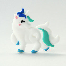 Cat Kitten Silicone Baby Teether animal BPA libre para la dentición del niño