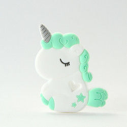 Cat Kitten Silicone Baby Teether animal BPA libre para la dentición del niño