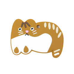 Cat Kitten Silicone Baby Teether animal BPA libre para la dentición del niño