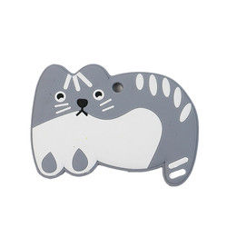 Cat Kitten Silicone Baby Teether animal BPA libre para la dentición del niño