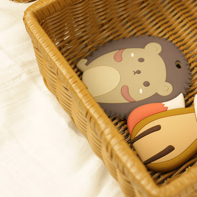 Material animal suave de la categoría alimenticia del silicón de Teether del bebé para el niño
