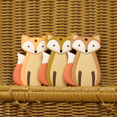 Material animal suave de la categoría alimenticia del silicón de Teether del bebé para el niño