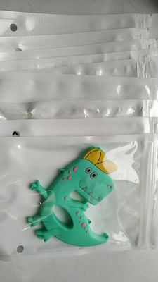 Silicón masticable Teethers, juguete no tóxico del bebé de la categoría alimenticia del silicón el echar los dientes