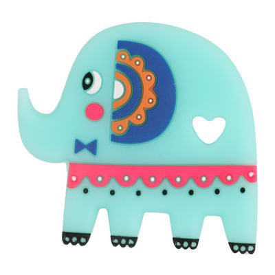 Forma linda del coche de Teether de la categoría alimenticia del bebé suave del silicón para el niño