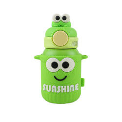 botella de termo de acero inoxidable animal 550ml con la cubierta de silicona