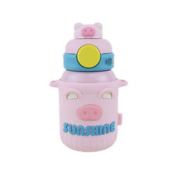 taza de acero inoxidable del termo 550ml con la cubierta de silicona de la categoría alimenticia