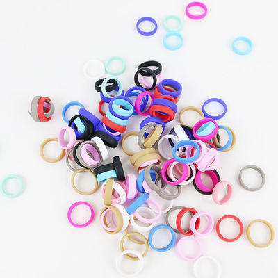 Anillos o libres de la goma de silicona de la categoría alimenticia de BPA masticables para las muchachas de los niños
