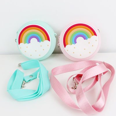 Bolso de Mini Rainbow Custom Made Silicone para el bebé del niño