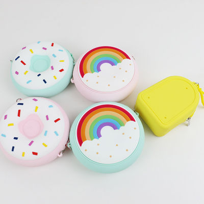 Bolso de Mini Rainbow Custom Made Silicone para el bebé del niño