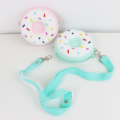 Funcional multi colorido de la prenda impermeable de Mini Silicone Donut Shoulder Bag