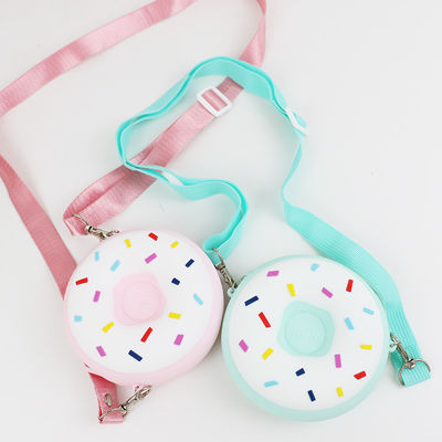 Funcional multi colorido de la prenda impermeable de Mini Silicone Donut Shoulder Bag