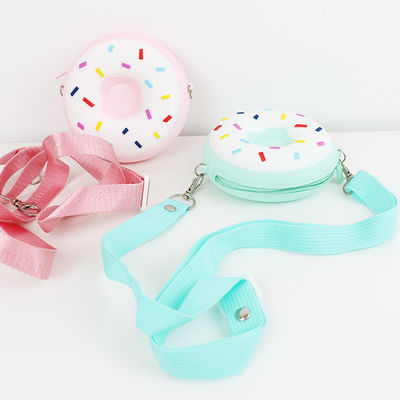 Funcional multi colorido de la prenda impermeable de Mini Silicone Donut Shoulder Bag