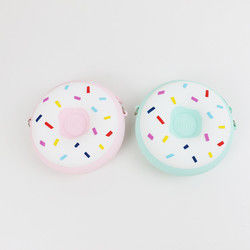Funcional multi colorido de la prenda impermeable de Mini Silicone Donut Shoulder Bag