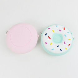 Funcional multi colorido de la prenda impermeable de Mini Silicone Donut Shoulder Bag