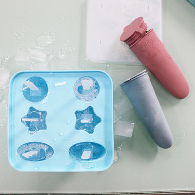 Material del silicón de Tray With Food Grade Soft del molde del helado de la familia DIY