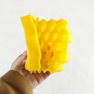 Molde libre del cubo de hielo del panal de BPA, bandejas de goma del cubo de hielo de la categoría alimenticia