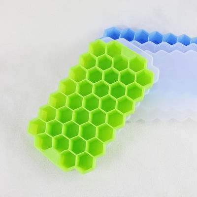 El silicón del cubo de hielo de la categoría alimenticia moldea el panal libre de las bandejas BPA forma la célula 37