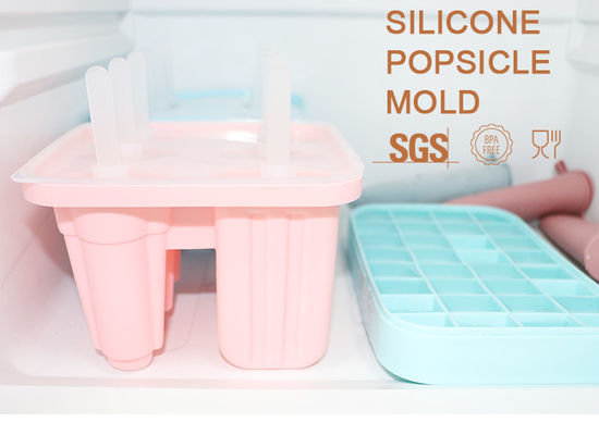 Hielo Lolly Personalised Silicone Molds Sustainable con el color de Panton