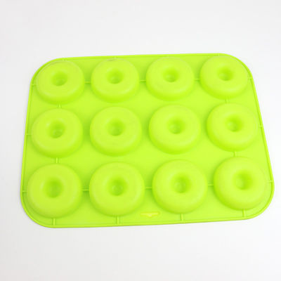 Mini Non Toxic Silicone Doughnut moldea para la fabricación del mollete de la magdalena