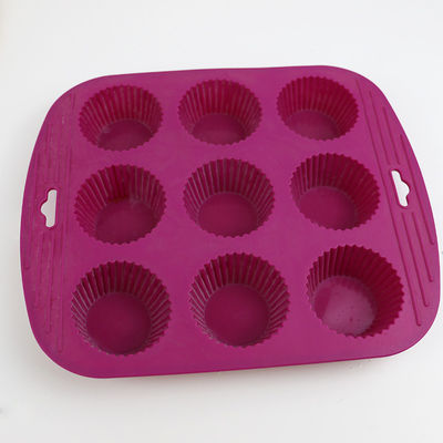 Mini Doughnut Silicone Mould, bandeja que cuece del silicón de la categoría alimenticia