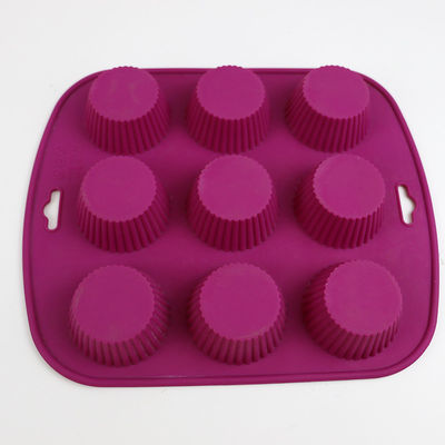Mini Doughnut Silicone Mould, bandeja que cuece del silicón de la categoría alimenticia