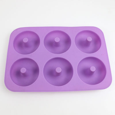 Mini Doughnut Silicone Mould, bandeja que cuece del silicón de la categoría alimenticia