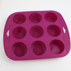 Mini Doughnut Silicone Mould, bandeja que cuece del silicón de la categoría alimenticia