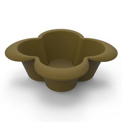 El cuenco del silicón de la forma de la flor fijó irrompible para la alimentación infantil del bebé