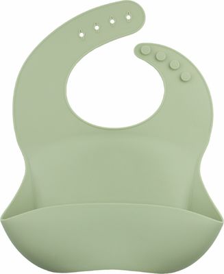 Suavidad segura del silicón del babero ajustable del colector para la alimentación de los niños del bebé