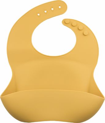Suavidad segura del silicón del babero ajustable del colector para la alimentación de los niños del bebé