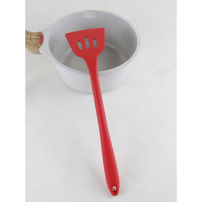 Gray White Colors Silicone Kitchenware rojo fijó la prueba caliente de la espátula con el color de Panton