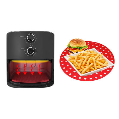 Sartén del aire del silicón de la categoría alimenticia que cuece a Mat Nonstick Multi Color