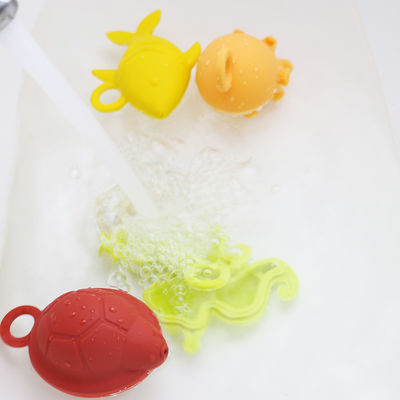 NUEVOS niños de los niños de la llegada que flotan los juguetes libres del agua del silicón de la dentición de la categoría alimenticia del bpa de los juguetes del silicón del baño