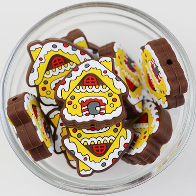 Cuentas Focales de Silicona Personalizadas para Navidad