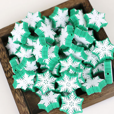 Cuentas Focales de Silicona Personalizadas para Navidad