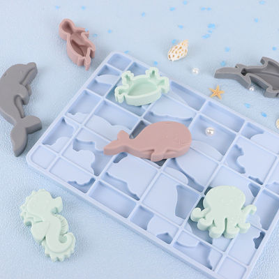 Rompecabezas BPA Eco libre del silicón del mundo del océano amistoso para la educación de los niños