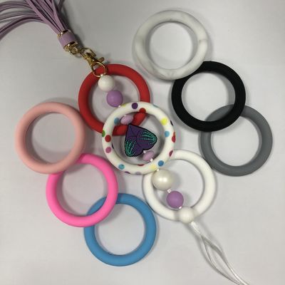 Gotas focales del anillo o del silicón al por mayor de PISSEN para los llaveros de DIY