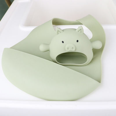 Personalizado Varias formas forma de cerdo agarre de la manija Dientes de silicona para el bebé con varios diseños