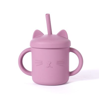 Vaso infantil de silicona de alta durabilidad con material flexible