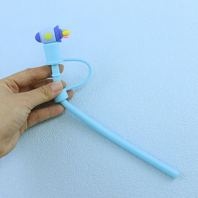 Pajita de diferentes tamaños de Material no tóxico/cubierta de pajita de silicona con abalorios Sippy Topper