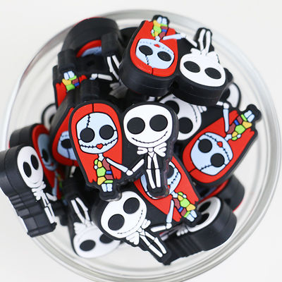La dentición segura del silicón del 100% gotea no tóxico para los bebés y embroma gotas focales del silicón de DIY Halloween